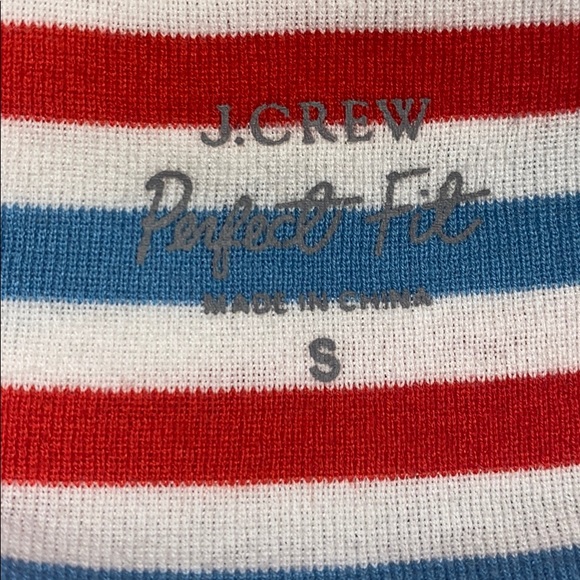 J crew cropped striped T-shirt - Picture 2 of 2